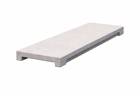 Schéma couvre-mur surface plane avec évidement